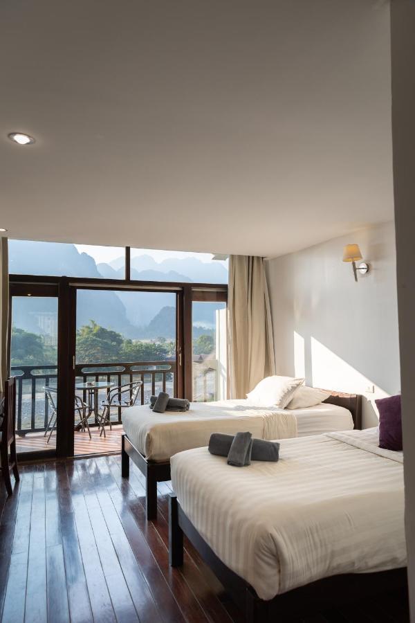 Silver Naga Hotel Vang Vieng Exterior foto