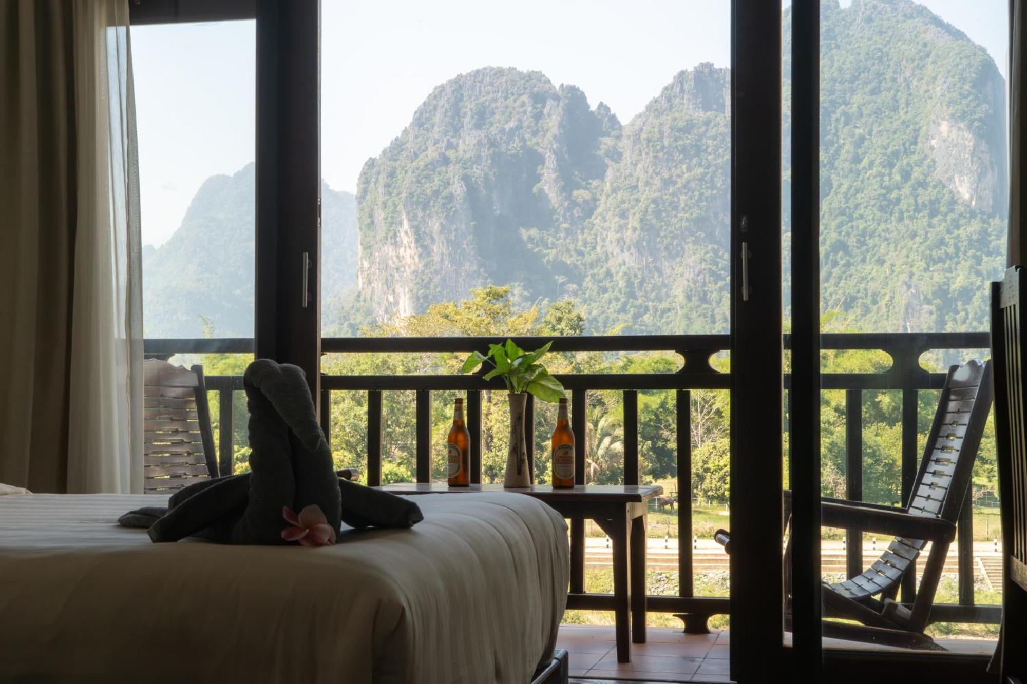 Silver Naga Hotel Vang Vieng Exterior foto